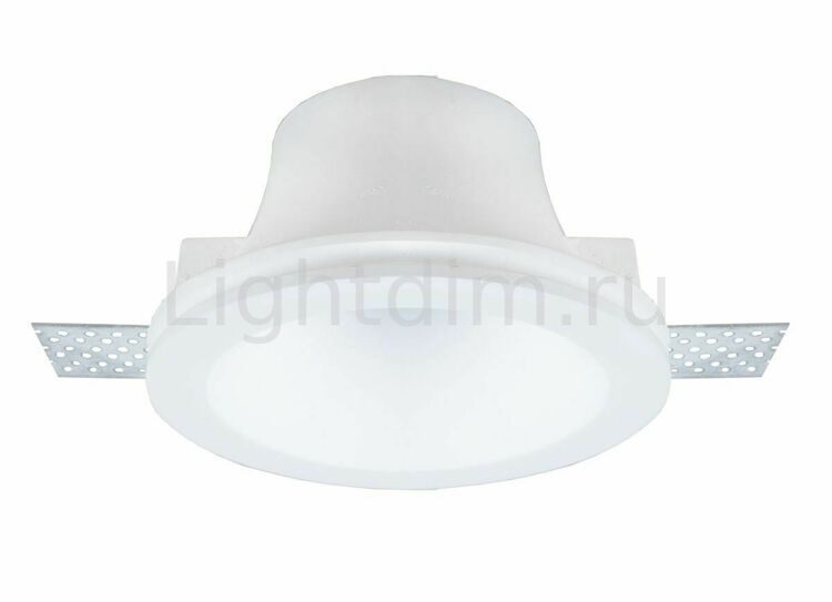 Гипсовый встраиваемый светильник под галогенную / LED лампу DL227G