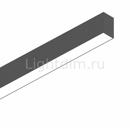 Подвесной светодиодный светильник Ideal Lux Fluo Wide 1800 4000K Black