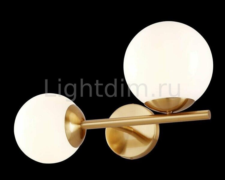Бра Crystal Lux FELIZ AP2 BRONZE/WHITE